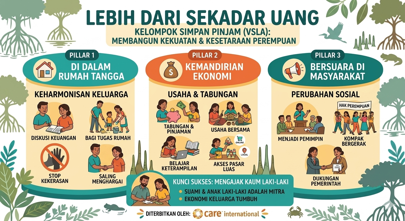Membangun Kelompok Simpan Pinjam di Desa: Menabung Bersama, Perempuan Mangrove Lebih Berdaya